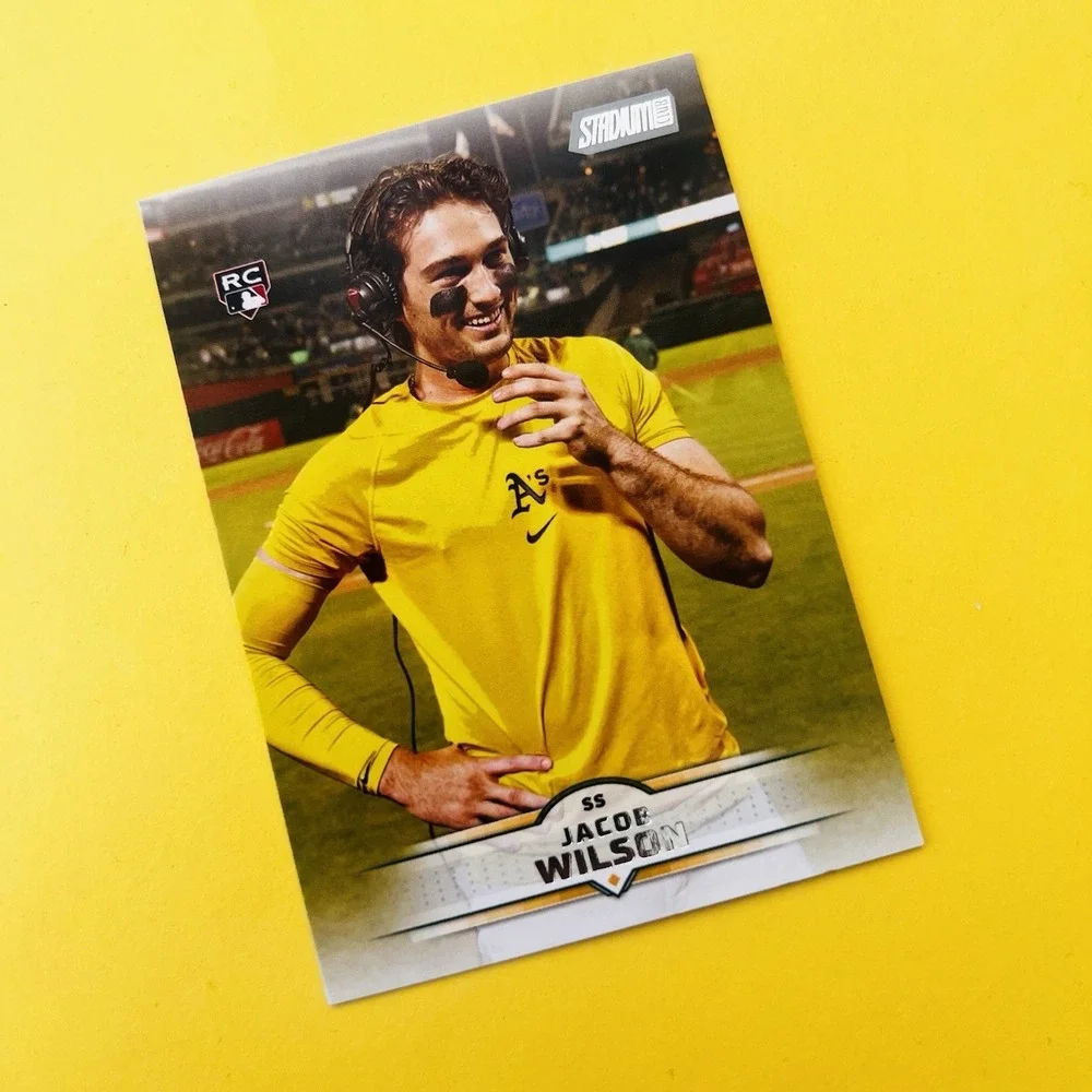 2025‎ Topps Stadium Club Jacob Wilson RC #33 Athletics Rookie Card Base
